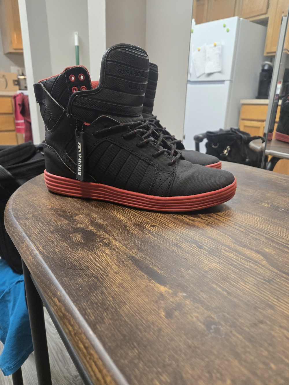 Supra Skytop Lite | Black/Red, Size 10.5